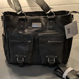 Kelly Moore Libby Bag Camera Diaper Purse Gray